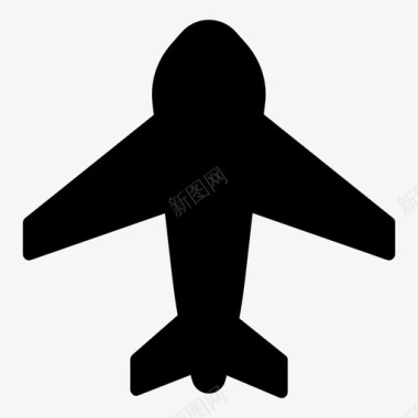飞行飞机预订图标图标