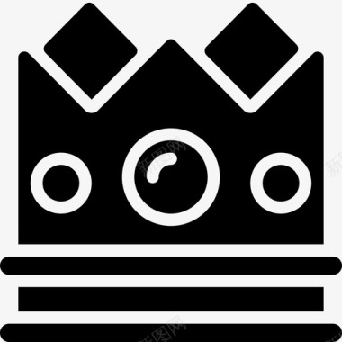 皇冠君主制2填充图标图标