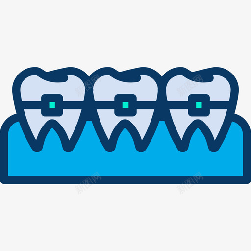 牙齿牙齿17线形颜色图标svg_新图网 https://ixintu.com 牙齿 牙齿17 线形颜色