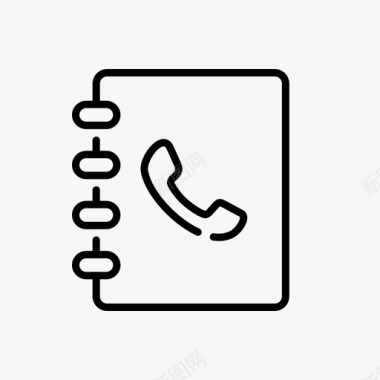 电话簿客户支持6直拨图标图标