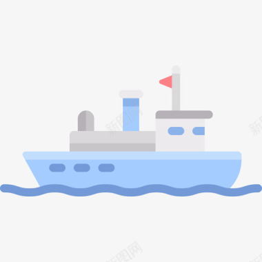 船北极15号扁平图标图标