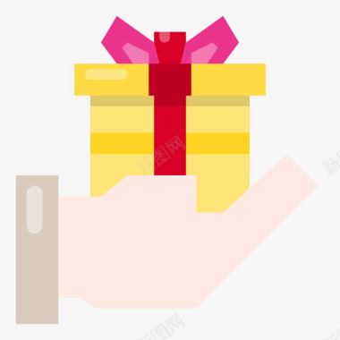 礼物礼物24平的图标图标