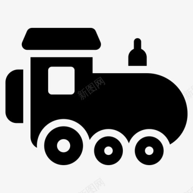 机车列车轨道列车发动机图标图标