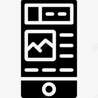 文章uimobile1实心图标图标