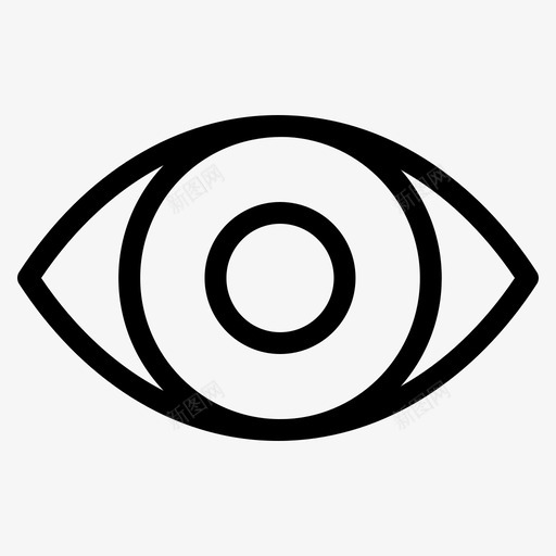 度眼全景图标svg_新图网 https://ixintu.com 全景 多媒体 度 眼