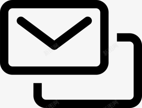 消息优先级电子邮件信封图标图标