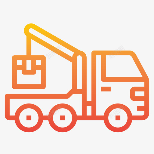 送货车物流配送11坡度图标svg_新图网 https://ixintu.com 坡度 物流配送11 送货车