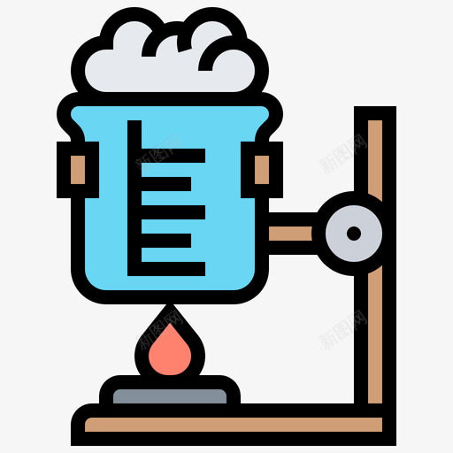 化学教育207线性颜色图标svg_新图网 https://ixintu.com 化学 教育 线性 颜色