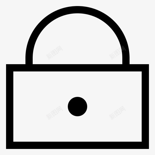 锁移动挂锁图标svg_新图网 https://ixintu.com 安全 挂锁 移动 移动接口 解锁 锁