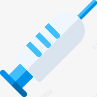 注射器整形外科9扁平图标图标