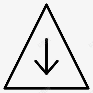 事业堕落金字塔图标图标