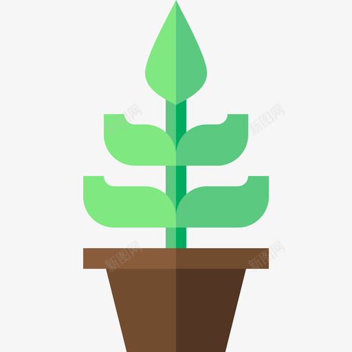 树室内植物20平坦图标svg_新图网 https://ixintu.com 室内 平坦 植物