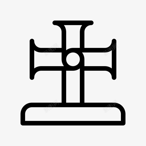 十字架捷克共和国直系图标svg_新图网 https://ixintu.com 共和国 十字架 捷克 直系