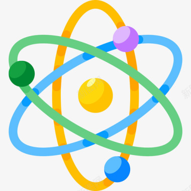 原子科学87平面图标图标