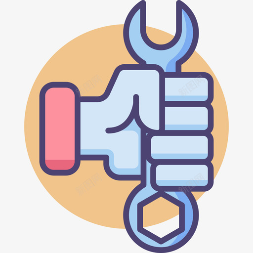维护工程53线颜色图标svg_新图网 https://ixintu.com 工程53 线颜色 维护
