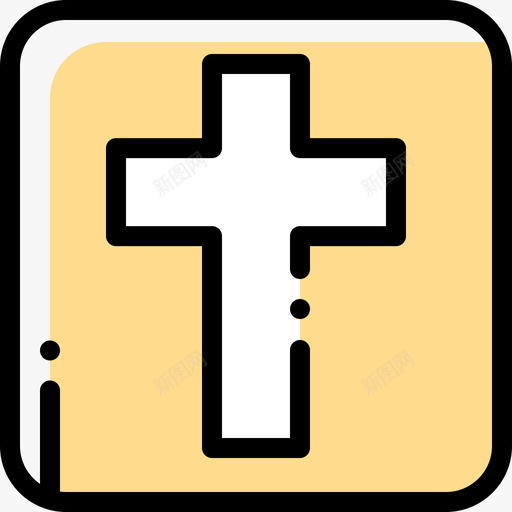 基督教公共标志4颜色省略图标svg_新图网 https://ixintu.com 公共 基督教 标志 省略 颜色