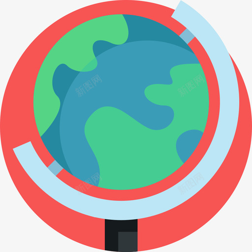 地球仪旅行应用程序17扁平图标svg_新图网 https://ixintu.com 地球仪 应用程序 扁平 旅行
