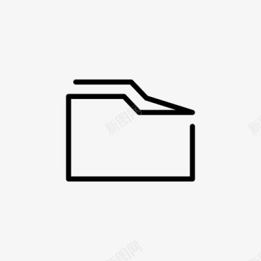 文件和文件夹数据存储4线性图标图标