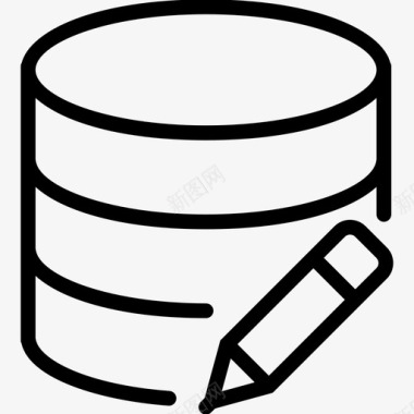 编辑数据库创建服务器图标图标