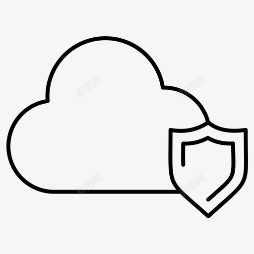 屏蔽云保护图标svg_新图网 https://ixintu.com 云 云搜索引擎优化常规行集合96 保护 屏蔽