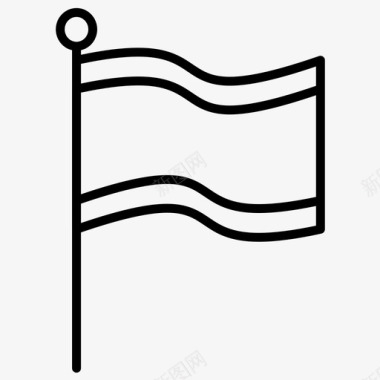 旗帜体育旗帜挥舞旗帜图标图标