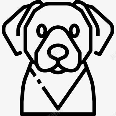 拉布拉多猎犬动物狗图标图标