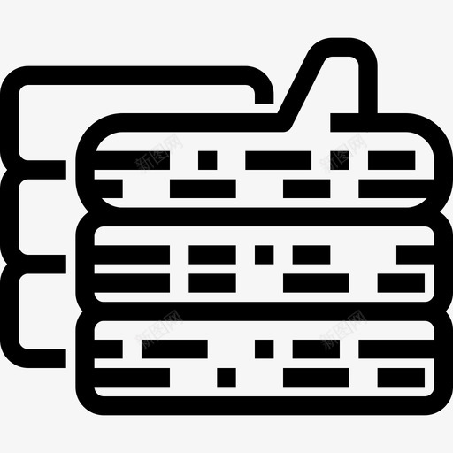 木材原木烧烤图标svg_新图网 https://ixintu.com 原木 木材 烧烤