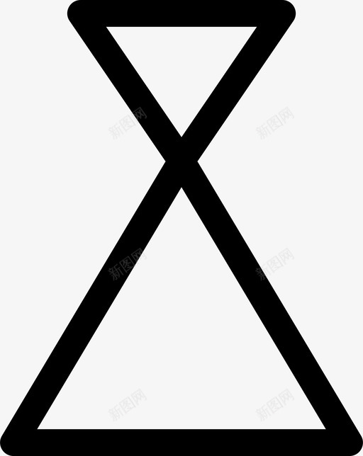 女性性别符号图标svg_新图网 https://ixintu.com 三角形 女性 性别 符号 视觉化