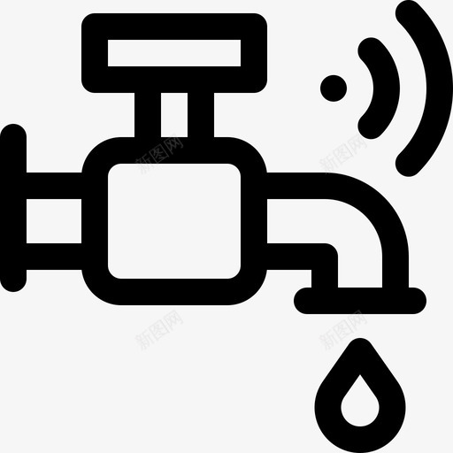 水系domotics36线性图标svg_新图网 https://ixintu.com domotics36 水系 线性