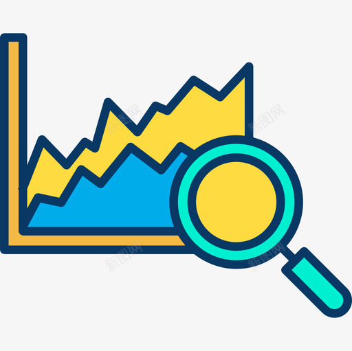 分析金融117线性颜色图标svg_新图网 https://ixintu.com 分析 线性 金融 颜色