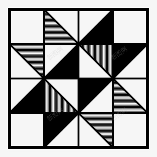 补丁几何体图案图标svg_新图网 https://ixintu.com 三角形 几何体 图案 星形 补丁