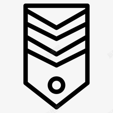 徽章军衔条纹图标图标