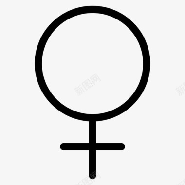 女性性别星座图标图标