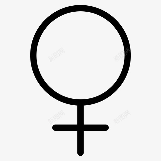女性性别星座图标svg_新图网 https://ixintu.com 人类 女性 性别 星座