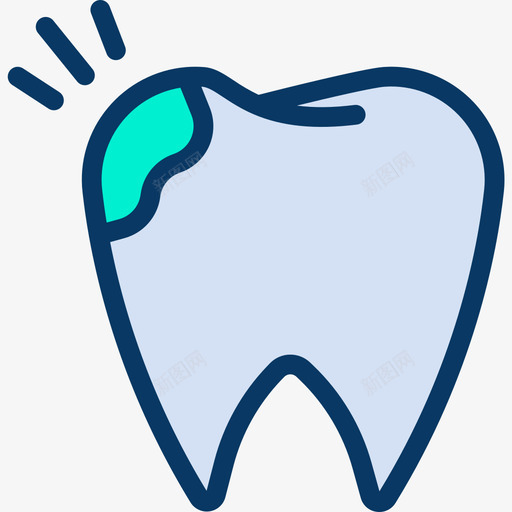 洞牙17线颜色图标svg_新图网 https://ixintu.com 颜色