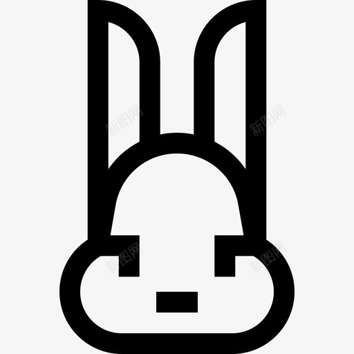 兔子复活节6日直系图标svg_新图网 https://ixintu.com 6日 兔子 复活节 直系