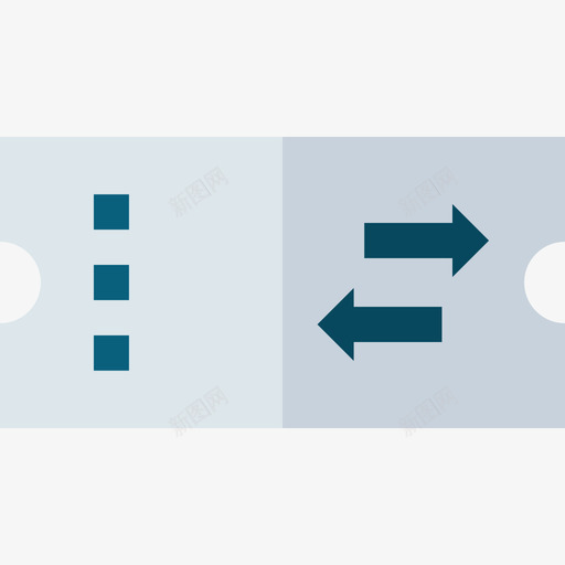 火车票火车站14平铺图标svg_新图网 https://ixintu.com 平铺 火车票 火车站