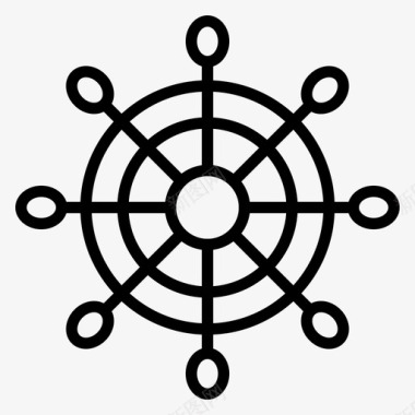 舵手海军陆战队轮子图标图标