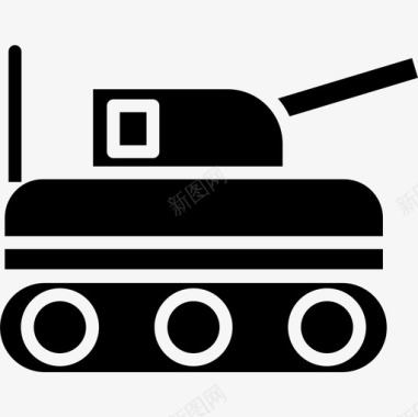 坦克武器10固体图标图标