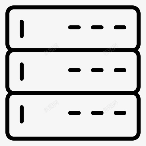 管理数据设备图标svg_新图网 https://ixintu.com 数据 服务器 电气设备 管理 设备