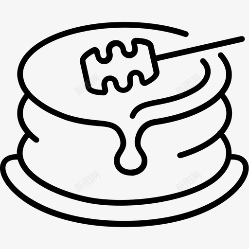 蜂蜜蛋糕面包食品图标svg_新图网 https://ixintu.com 糕点 蛋糕 蜂蜜 面包 面包店 食品