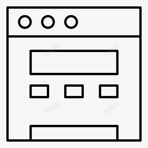 浏览器网站多媒体图标svg_新图网 https://ixintu.com 多媒体 浏览器 网站