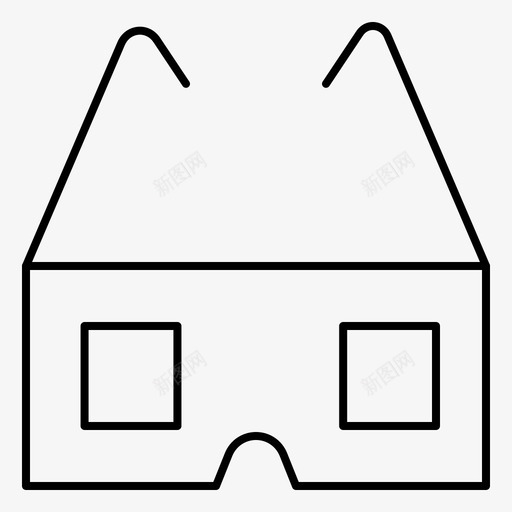 电影院眼镜护目镜图标svg_新图网 https://ixintu.com 假日 护目镜 电影院 眼镜 音响