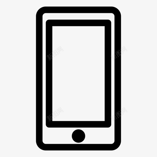 智能手机移动电话技术图标svg_新图网 https://ixintu.com 手机 技术 智能 移动电话