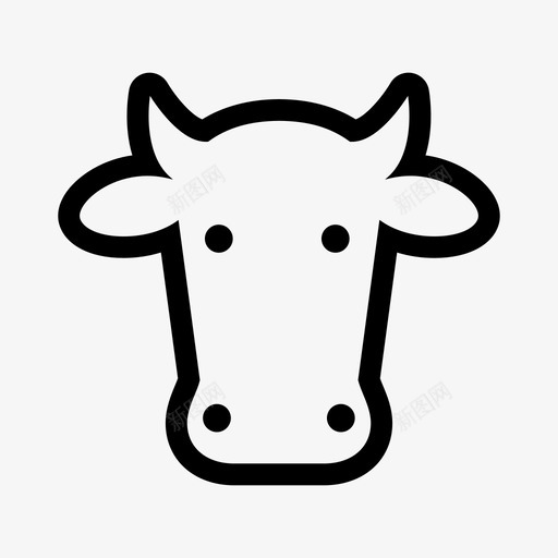 cowsvg_新图网 https://ixintu.com cow