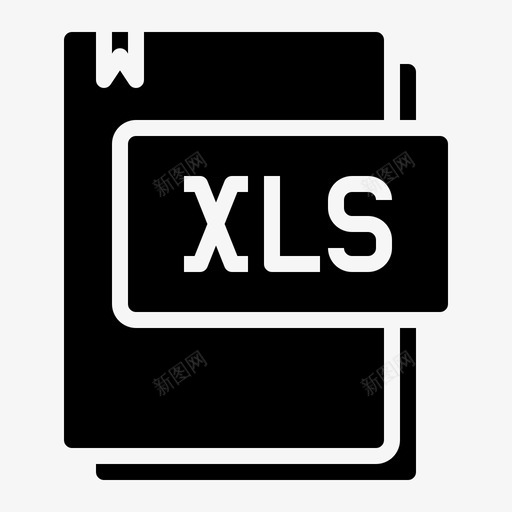 Xls文件类型17填充图标svg_新图网 https://ixintu.com Xls 填充 文件 类型
