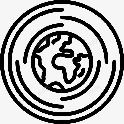 地理发现探索图标svg_新图网 https://ixintu.com 全球 发现 地理 探索