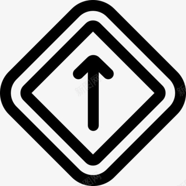 交通标志赛车6线形图标图标
