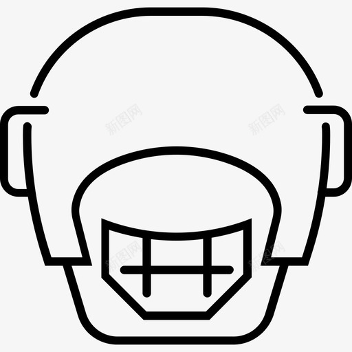 头盔橄榄球美式装备图标svg_新图网 https://ixintu.com 体育 头盔 橄榄球 美式 装备 足球