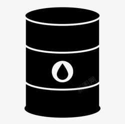 燃料桶油桶桶燃料图标高清图片